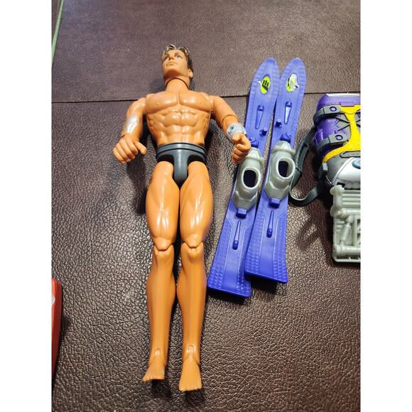 VTG G.I. Joe Max Steel‎ Surf Attack w/Accessories No Clothes EUC - Picture 2 of 6